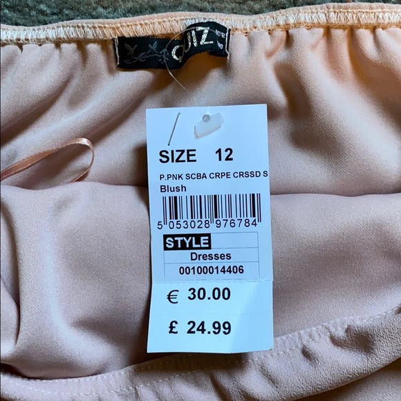 Off shoulder cross front Bardot dress - Picture 2 of 2